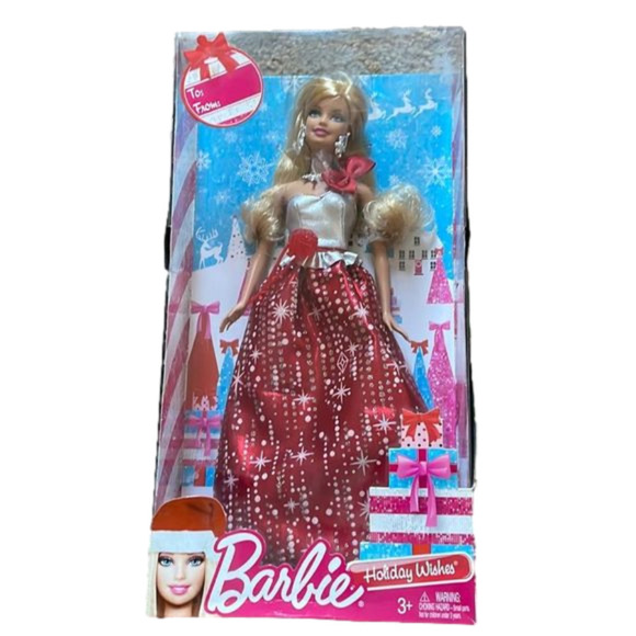 HOLIDAY Wishes Barbie NIB - Picture 1 of 10